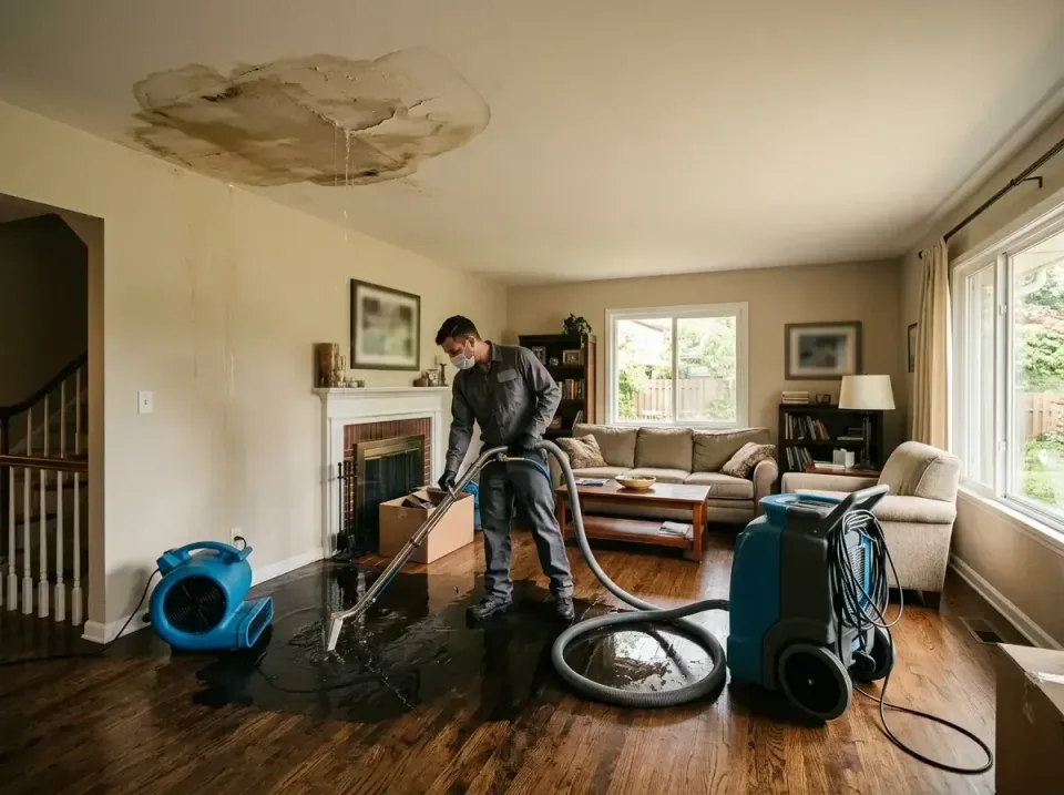 attic-pipe-burst-ceiling-drip-008 — frequently asked questions, Water Damage Restoration & Carpet Care in South Portland, ME